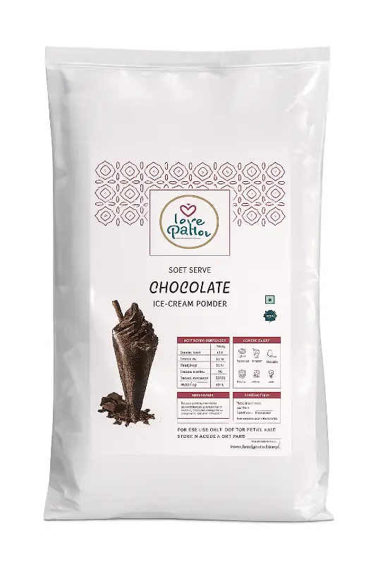 ice cream powder chocolate